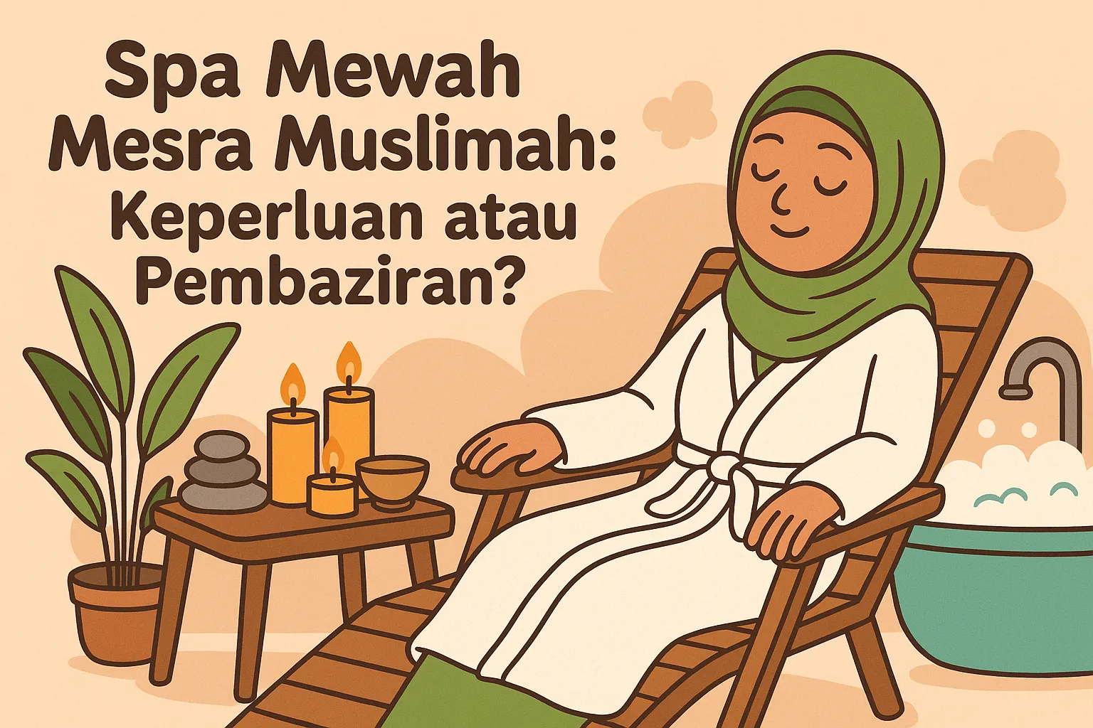 Spa Mewah Mesra Muslimah Keperluan atau Pembaziran aliah mansor sujood dot net